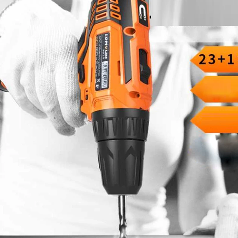 

12V Battery Screwdriver Electric Screwdriver Lithium Battery Rechargeable Screw Gun Cordless Drill Electric Tools
