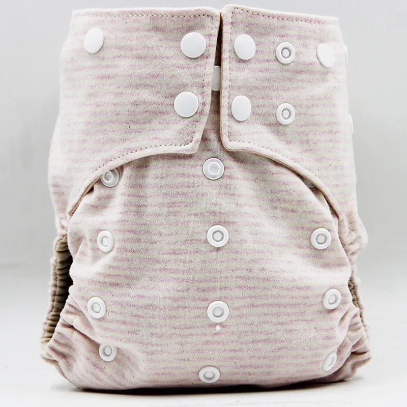 Хлопок водонепроницаемый рукав ткань пеленки с хлопковой внутренней, один размер Детские Многоразовые пеленки с двумя карманами