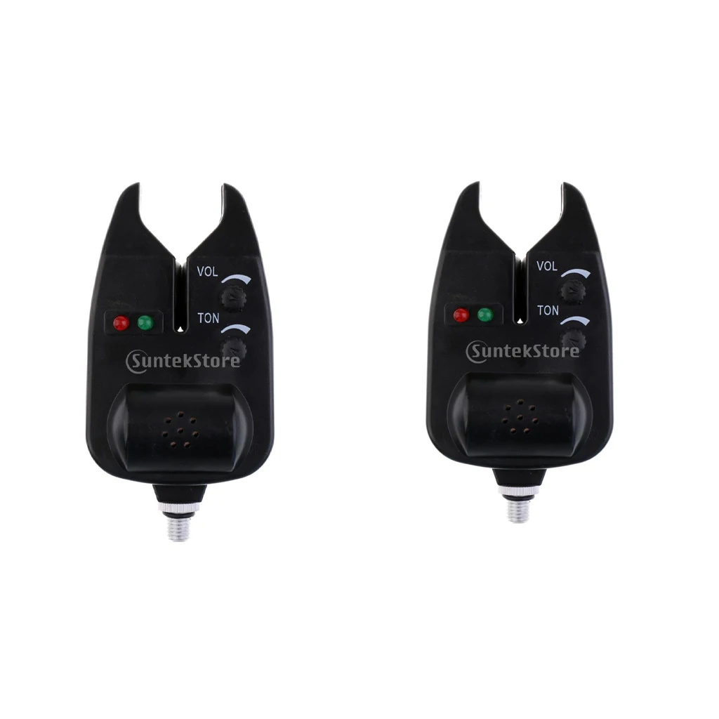 

2pcs Fishing Bite Alarm Rod Holder Bite Lure Alarm Indicator Alert Bell Great for Professional and Occasional Fishermen