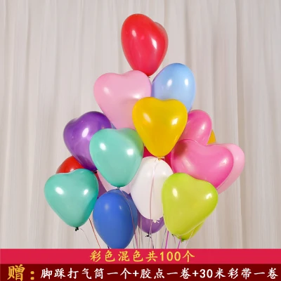 50 шт. Em forma de coracao fontes Do Casamento espessapento balao da Festa De Aniversario 12polegadas 2 г Balao Latex Rosa|rosa|rosa rosa |