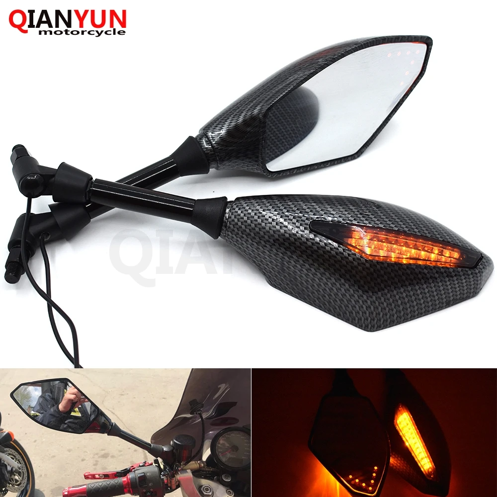 

Universal 10 mm motorcycle LED turn signal rear view mirror side mirror For KTM Duke 200 390 125 RC125 RC200 RC390 125Duke RC8