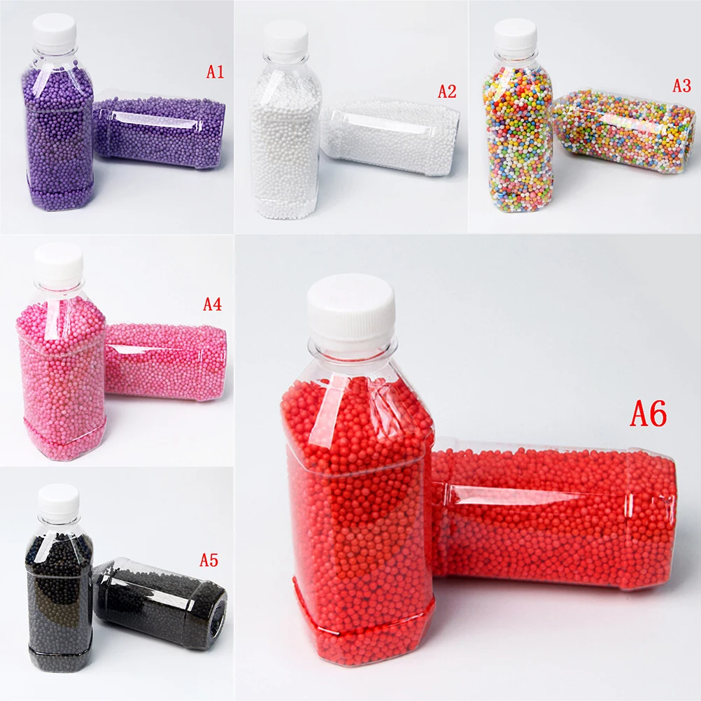 300 мл/бутылка DIY пузырьковая игрушка частицы аксессуары слайм шары маленькие крошечные Штурмовое снаряжение для наполнителя для DIY