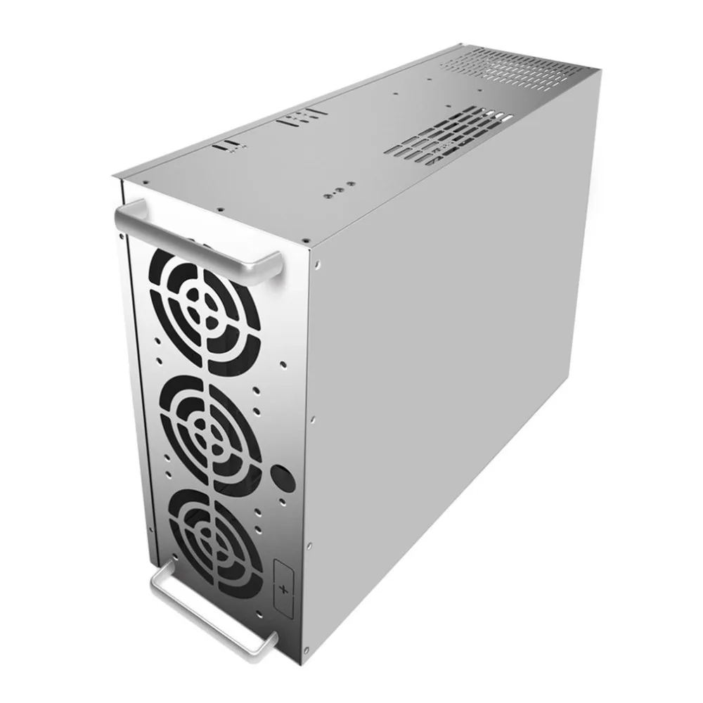 Open Air Mining Frame Rig Graphics Case GPU ATX Fit 6/8 Graphics Card Ethereum ETH ETC ZEC XMR Magnalium Alloy 12cm Fans Open Air Mining Frame Rig Graphics Case GPU ATX Fit 6/8 Graphics Card Ethereum ETH ETC ZEC XMR Magnalium Alloy 12cm Fans