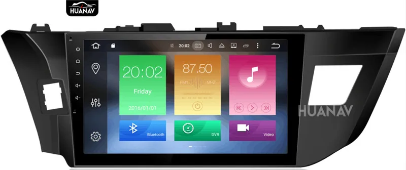 Cheap Android8.0 4GB+32GB/Android7.1 2GB+16GB Car DVD player GPS navigation for Toyota Corolla 2014 2015 2016 GPS NAV auto Head Unit 9