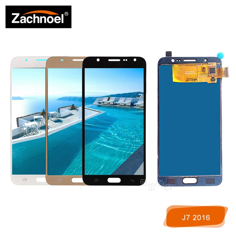 

Screen for Samsung Galaxy J7 2016 J710 SM-J710F J710M J710H J710FN LCD Display with Touch Screen Digitizer Assembly Replacemnt