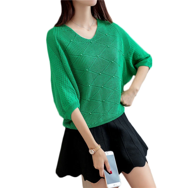 Autumn new Korean version of the short paragraph hollow V