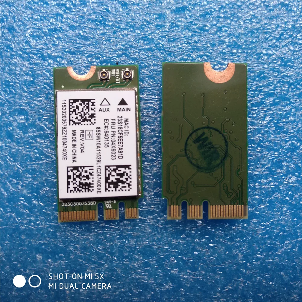 Ltn NFA345 1x1AC+ BT4.0 PCIE M.2 WLAN Card беспроводная сетевая карта для стационарного персонального lenovo G70-70 G70-80 B50-80 04X6023 20200579