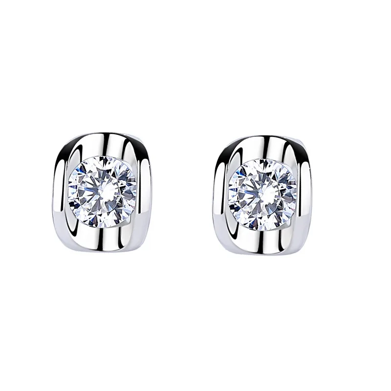 5 silver earrings for women