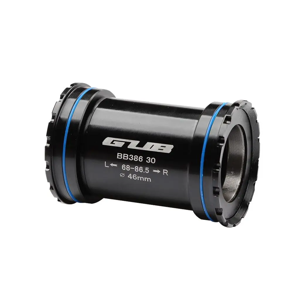

GUB BB386 bicycle BB shaft Threaded into the lock center shaft 30mm 386 crankset with EVO
