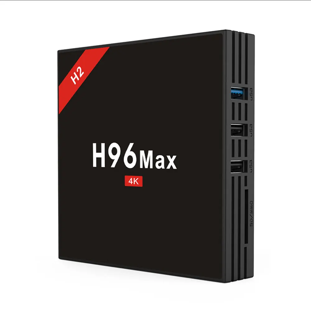 H96 max 4 Гб 64 Гб RK3328 4 ядра интеллигентая (ый) Android 7,1 ТВ коробка Bluetooth4.0 H2.65 4 k 2,4 ГГц/Wi-Fi 5 ГГц WI-FI компьютерной приставки к телевизору Media Player