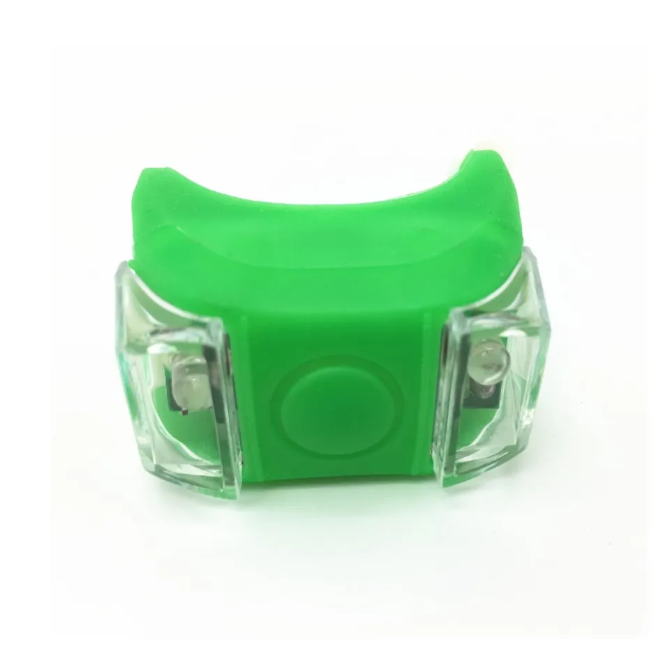 Sale 1PC  Bicycle Light Silicone Safety LED Bike Strobe Tail Rear Wheel Spoke Light Cycling Flashlight  Bicycle Front Handlebar Light 5
