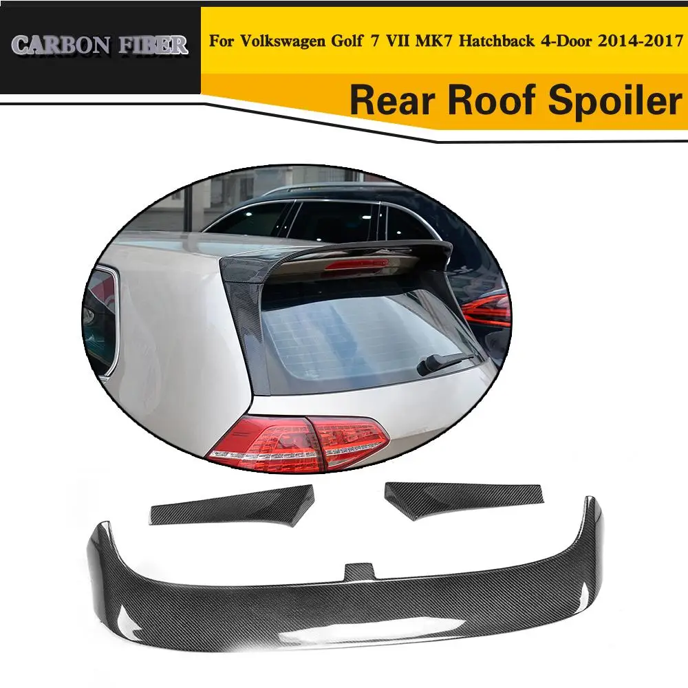 

Carbon Fiber Auto Rear Spoiler Lip Wing for Volkswagen VW Golf 7 VII MK7 Hatchback 4 Door Standard 2014 - 2017