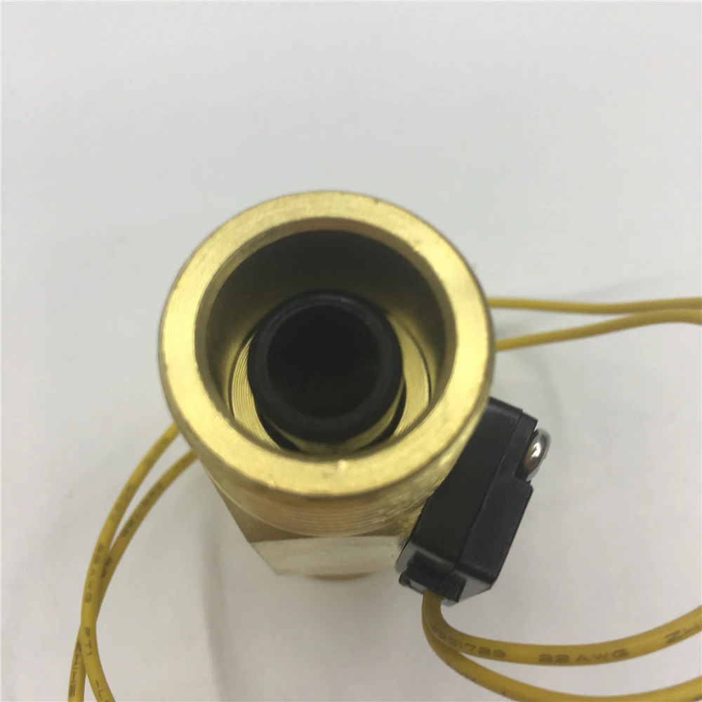 G3/4" Magnetic brass Flow Switch reed switch ON-OFF Normally Open type Water Level Switch