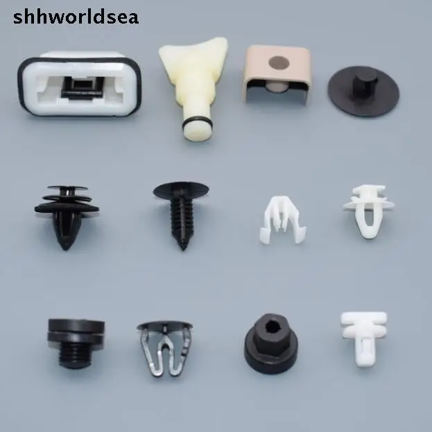 Shhworldsea 500pcs Car Clip Retainer Plastic Screw Nut Opel Screw Nut