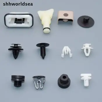 

shhworldsea 500PCS car clip retainer plastic screw nut opel screw nut assy for bus retainer fender retainer for toyota