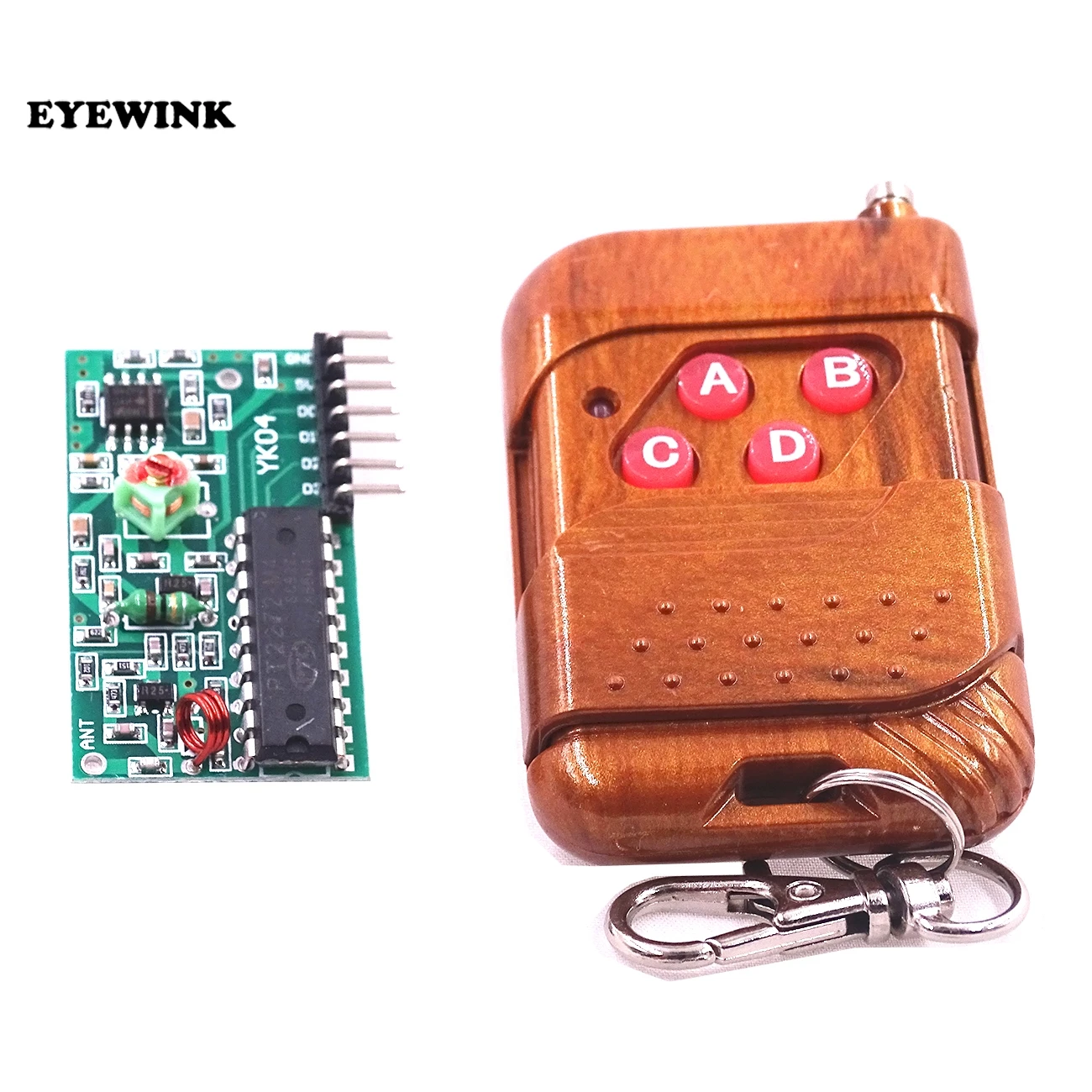 

1set IC 2262/2272 4 Channel 315Mhz Key Wireless Remote Control Kits Receiver module
