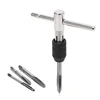 5 unids/set tipo T mano grifos rosca tornillo Kit de perforación M3 M4 M5 M6 conjunto de llave ► Foto 3/6