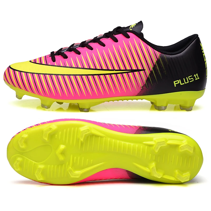

New Men Soccer Shoes FG Football Boots Superfly Children Boys Kids sneakers Unisex Cleats Sport Training Shoes