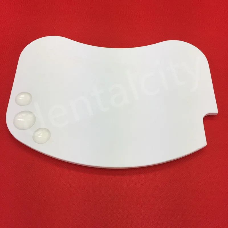 

Dental Material Ceramic Palette Mixing Plate Stain Powder Porcelain Mixing Detal Tool Wet Tray 1 set