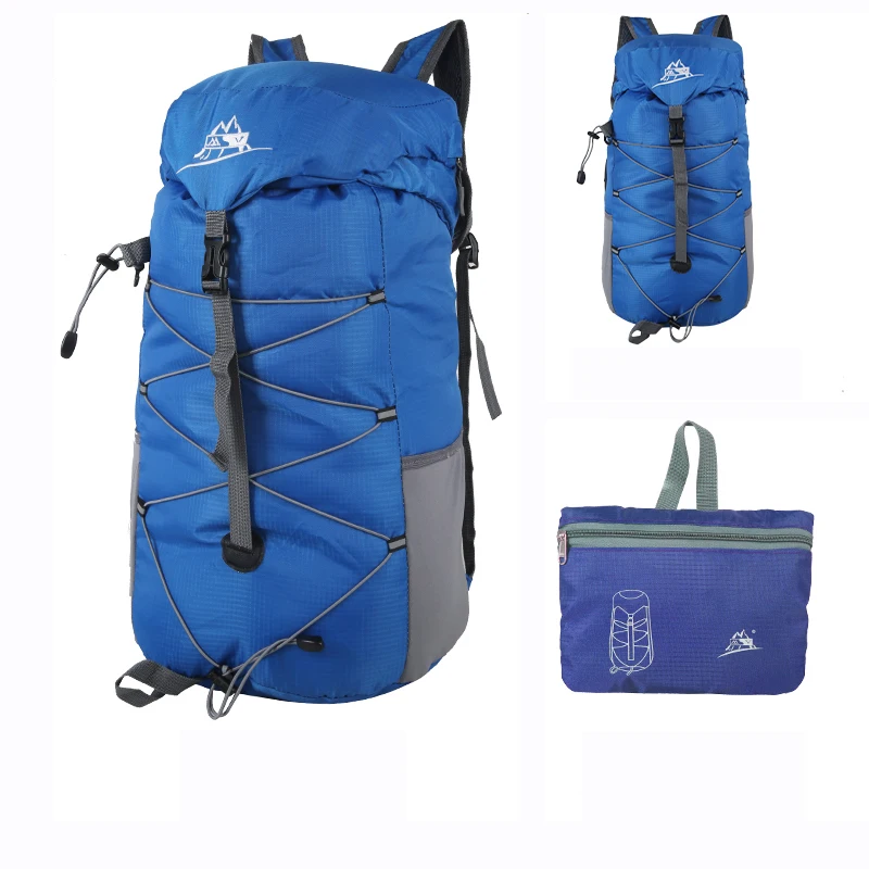 

Foldable 35L Ultra Light Outdoor Backpack Waterproof Mountaineering Backpack Camping Shoulder Bag MSS XB
