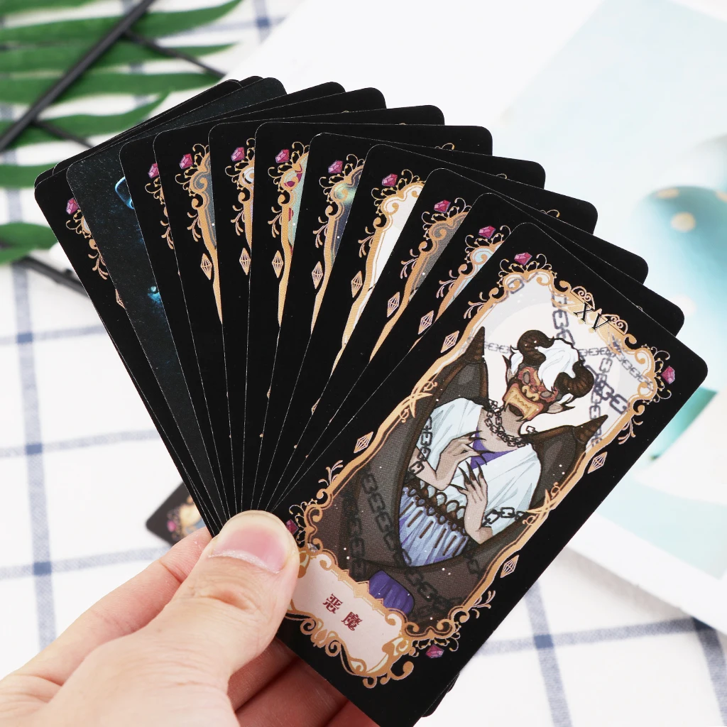 

Student Tarot Cards With Colorful Box Mysterious Divination Astrology Board Game