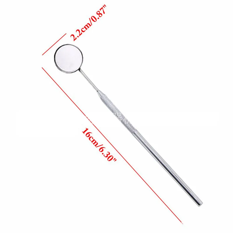 Checking Eyelash Extension Mirror Stainless Steel Removable Dental