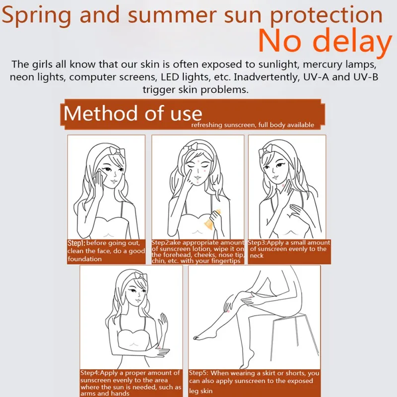 SPF75+ отбеливающий солнцезащитный крем для ухода за кожей лица Водонепроницаемый увлажняющий Защита от солнца Горячая