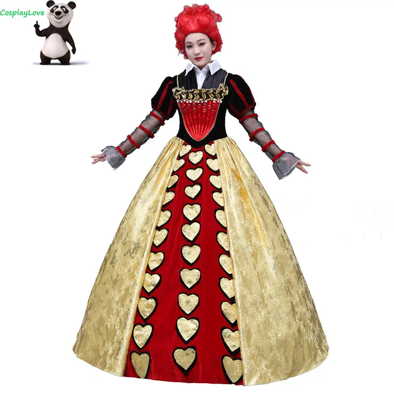 

CosplayLove Movie Alice in Wonderland Custom-made The Red Queen Dress Cosplay Cosplay Costume For Kid Adult Women