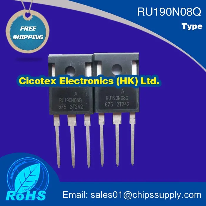 RU190N08Q high power field effect transistor | Электронные компоненты и принадлежности
