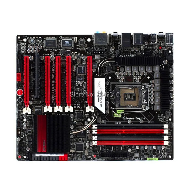 Для Asus Maximus III Экстремальная настольная материнская плата P55 розетка LGA 1156 i3 i5 i7 DDR3 16G ATX оригинальная б/у материнская плата