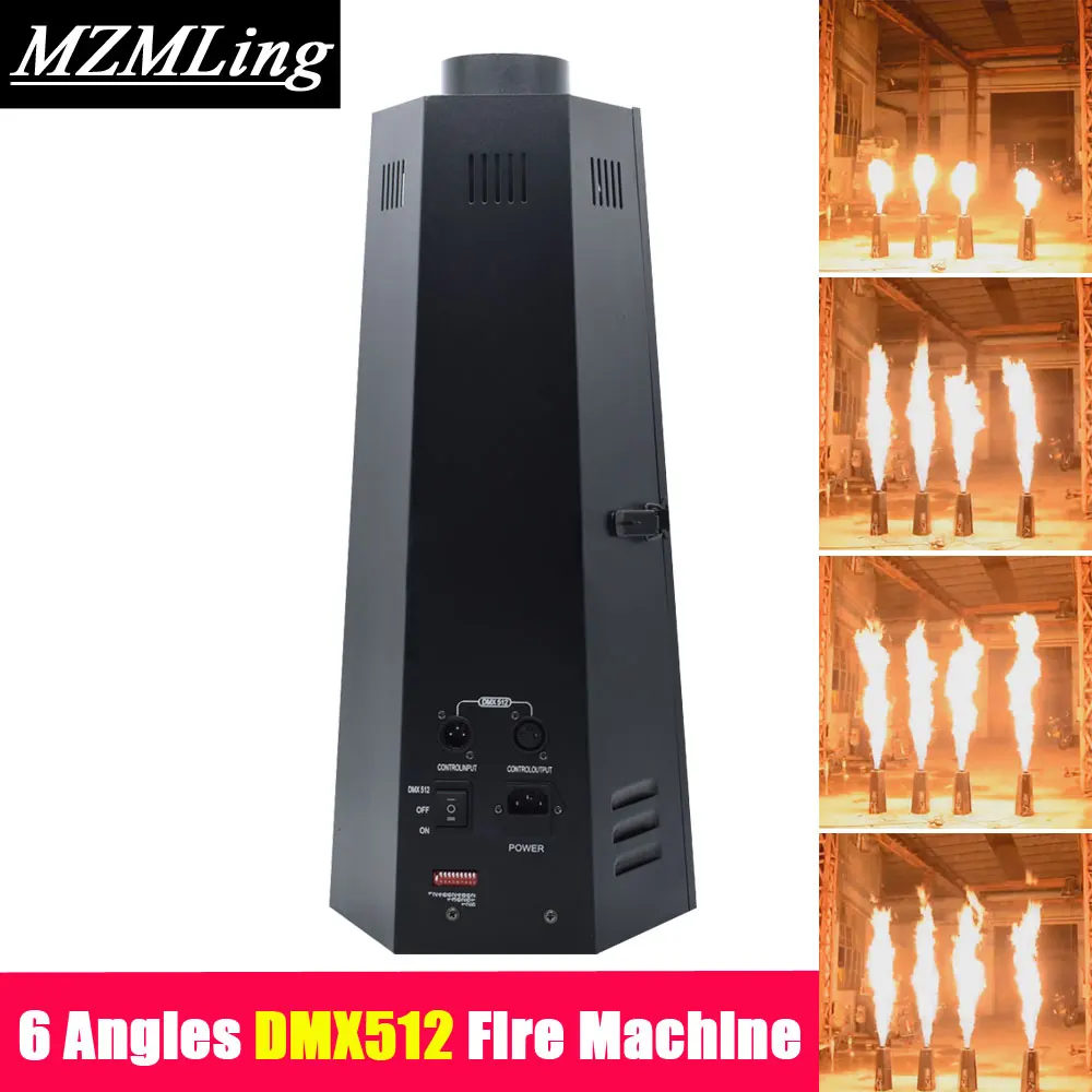 

Super 200w 6 Angles Fire Machine DMX512 Controlled Colorful Flame DJ /Bar /Party /Show /Stage Machine