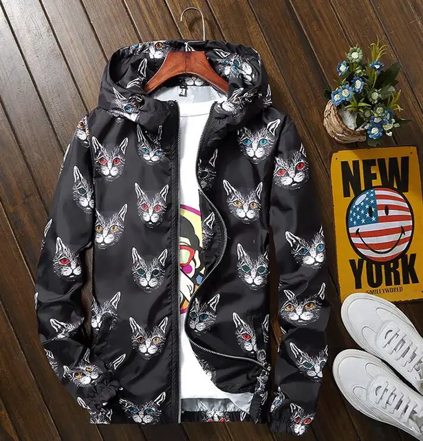 yizlo funny jacket windbreaker men women hip hop streetwear jaqueta