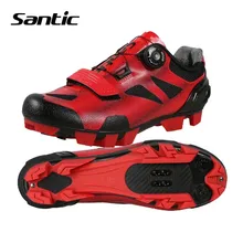 Santic/Обувь для горного велосипеда, самоблокирующаяся обувь для велоспорта, Мужская дышащая нескользящая обувь для верховой езды, спортивные велосипедные кроссовки