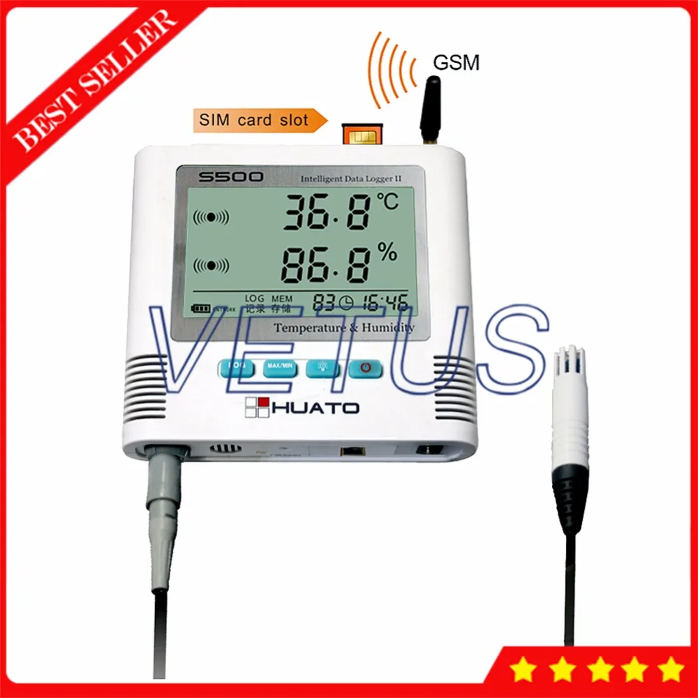 Thermo Hygrometer S500 EX GSM USB Temperature Humidity Datalogger GSM
