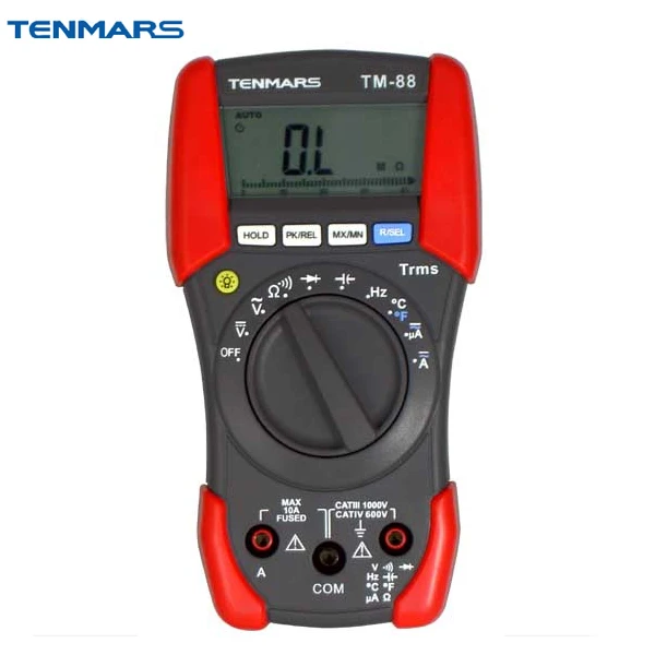 

TM-88 Digital Multimeter LCD Backlit Display with Maximum Reading of 3999