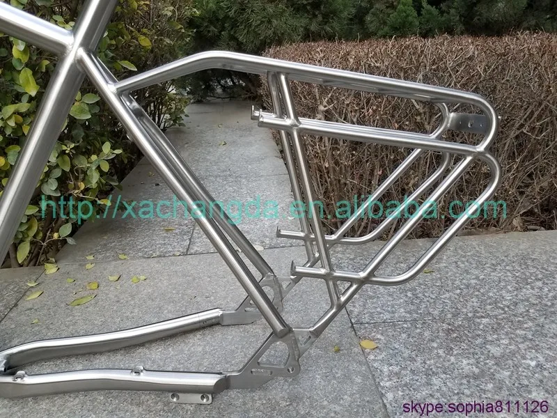 Titanium gearbox bike frame5