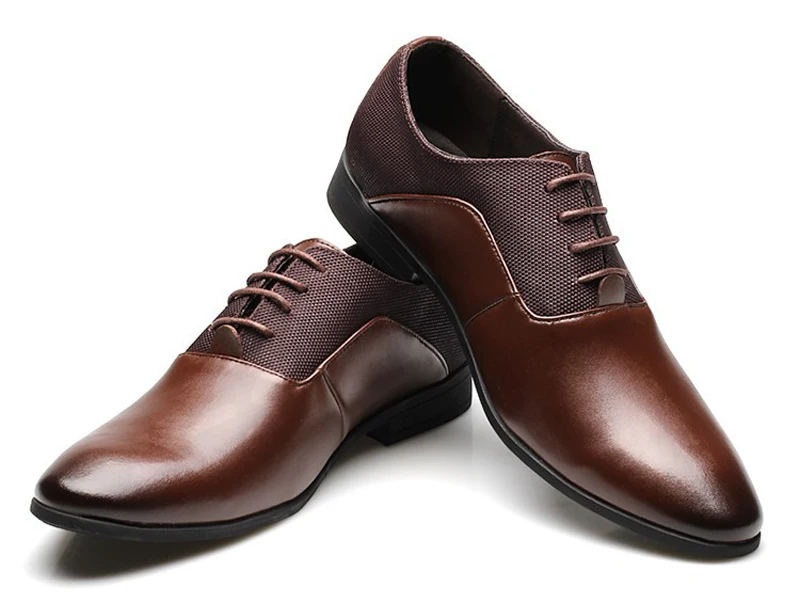 Monstceler стиль Мужские кожаные туфли для мужские оксфорды обувь, деловая, официальная Мужские модельные туфли мужские свадебные туфли с острым носком