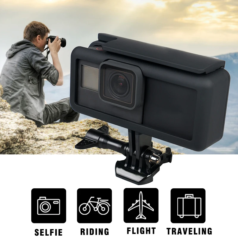 

For Gopro hero 5 Protective Housing Case Frame + 2300 mAh Durable Battery Inside Power Bank For GOPRO Hero 5 Action camera Black