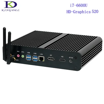 

Skylake 6th Gen Core i7-6600U Intel HD Graphics 520,Mini PC HTPC,Gaming Computer,Windows 10,Gigabit Lan,Wifi,HDMI&DP,4K Display