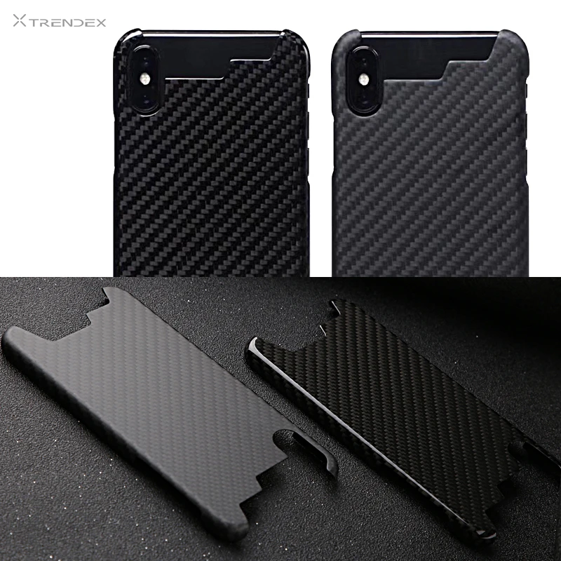Чехол TRENDEX для Apple iPhone 11 PRO XS MAX XR X 8 7 Plus 100% натуральное углеродное волокно Гибридный