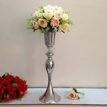 

Tall crystal sliver or gold Candelabra centerpiece For Wedding Decoration