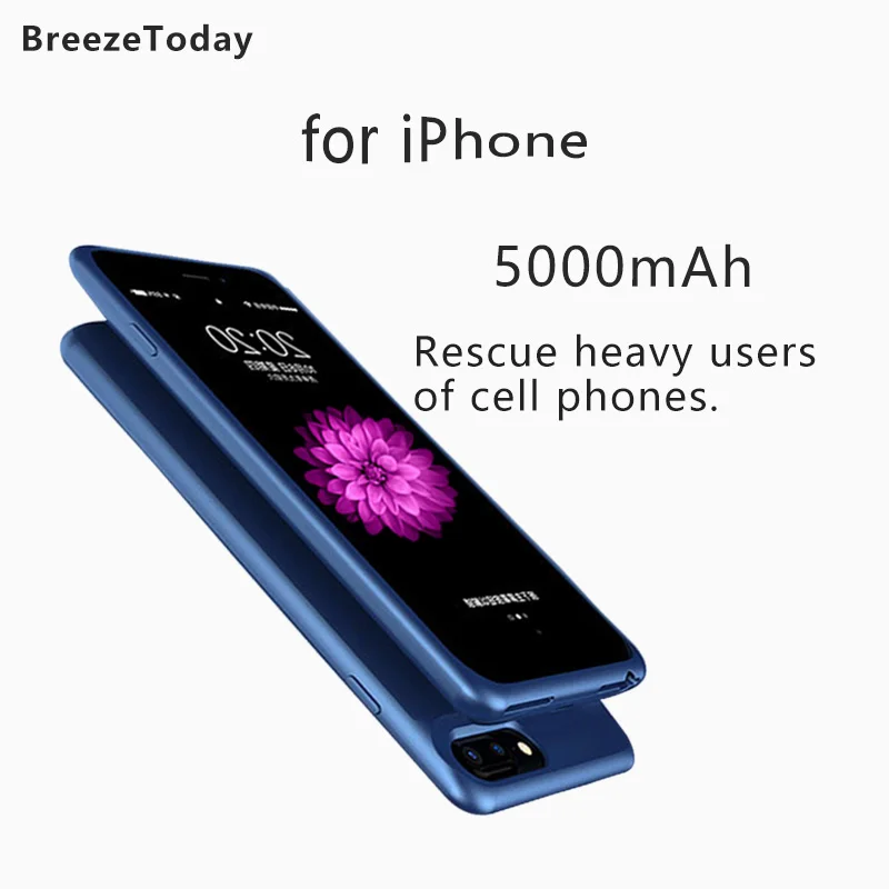 

Battery Charger Case 5000mAh Battery Case Power Case For iPhone 6 7 6s 8 Power Bank Battery Charging Case чехол аккумулятор