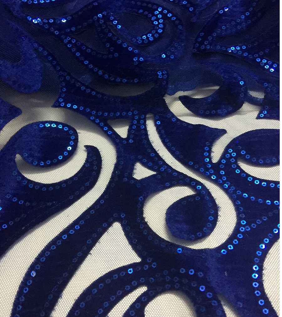 Последние королевские синие французские сетчатые кружева с бархатной тканью ткани высокого качества Тюль Африканские кружева ткань нигерийская свадьба