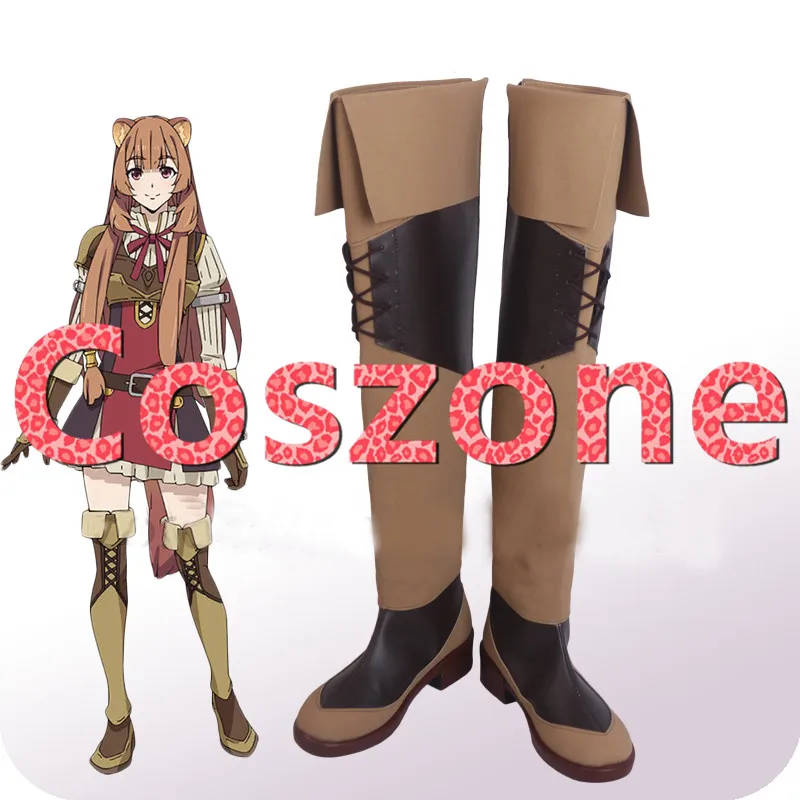 Обувь для косплея «Rising of The Shield Hero Raphtalia», ботинки, карнавальные костюмы для косплея на Хэллоуин, аксессуары для костюмов