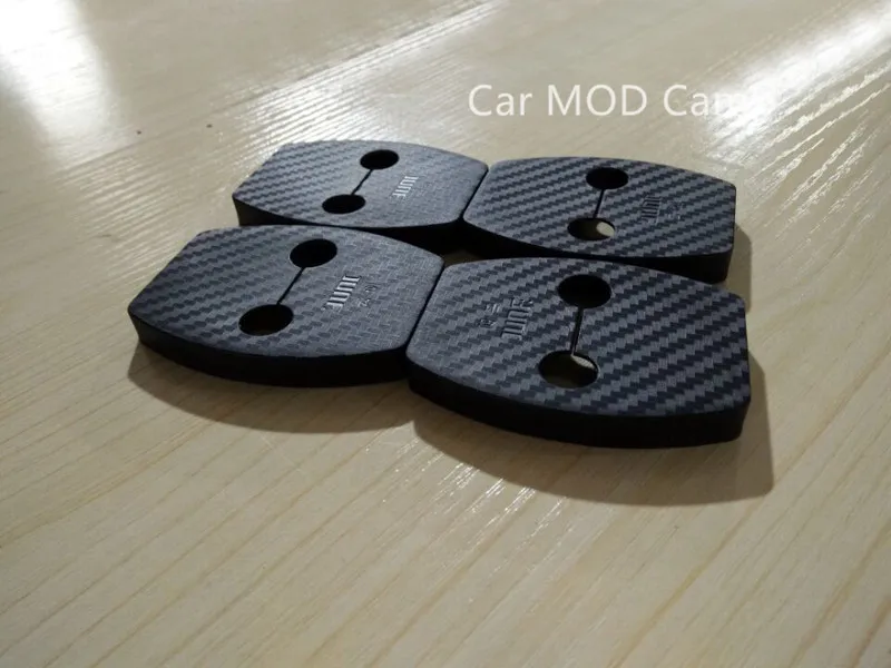 

For Opel Astra K 2016 2017 Plastic Interior Inner Door Lock Buckle / Door Stop Rust Waterproof Cover Decoration Trim 4pcs