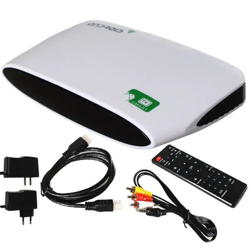 Full HD 1080 P Google Android 4.2 компл. топ Box встроенный wi-fi потоковое мультимедиа плеер умный
