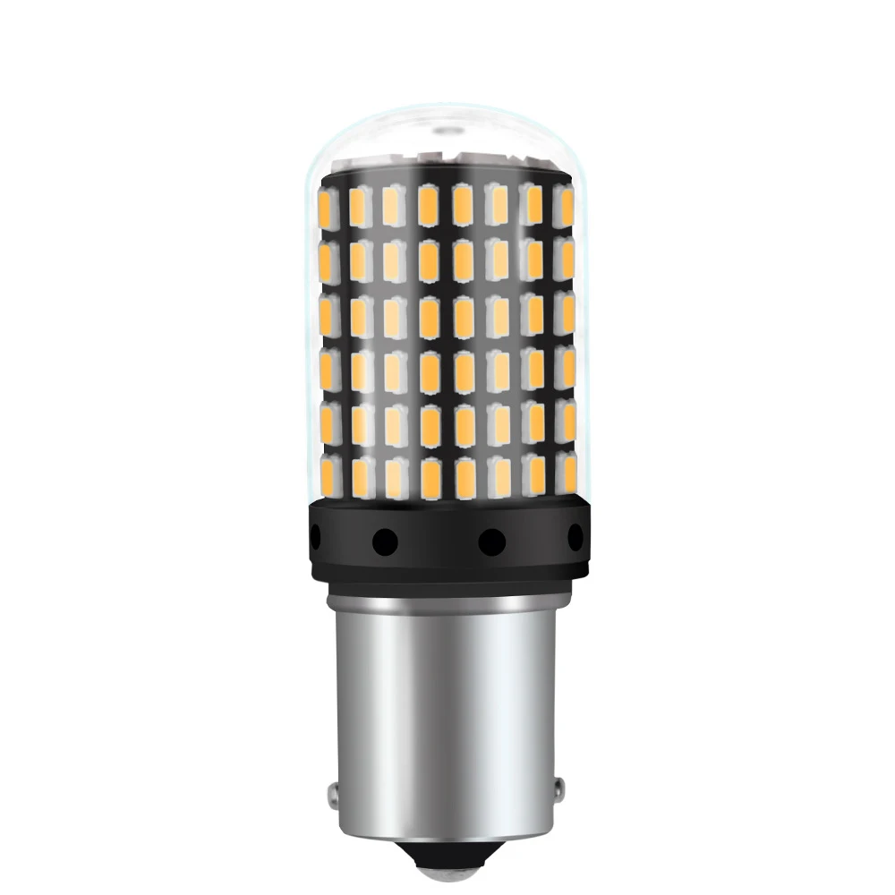 1 шт. 1156 BA15S P21W BAU15S PY21W T20 7440 W21W 1157 светодиодный лампы 144 smd СВЕТОДИОДНЫЙ CanBus без