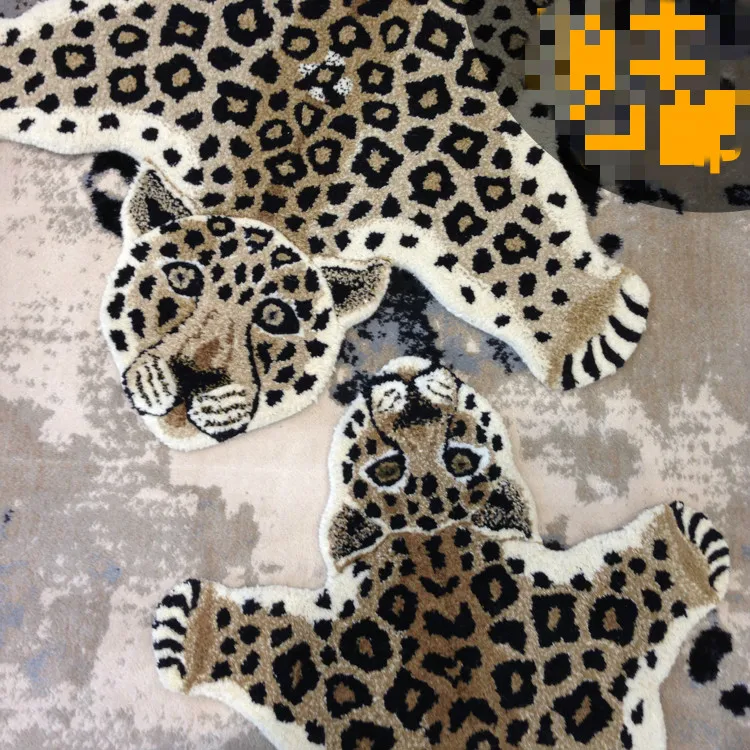 

rugs and carpets for home living room alfombras para la sala moderna Tiger animal pattern handmade wool rug