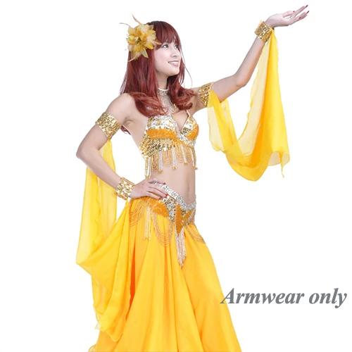 LaoZanA Belly Dance Costume Accessory Wrist Bands Bracelet Golden Coins for Women LaoZanA Belly Dance Costume Accessory Wrist Bands Bracelet Golden Coins for Women