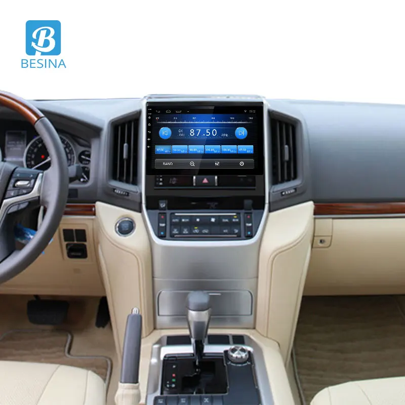 Best Besina 10.1 inch Android 8.0 Car Radio For Toyota Land Cruiser 200 LC200 2016 Multimedia Player GPS Navigation Autoaudio 2G+32G 5